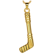 Silver Hockey Stick Keepsake Pendant Urn for Cremains